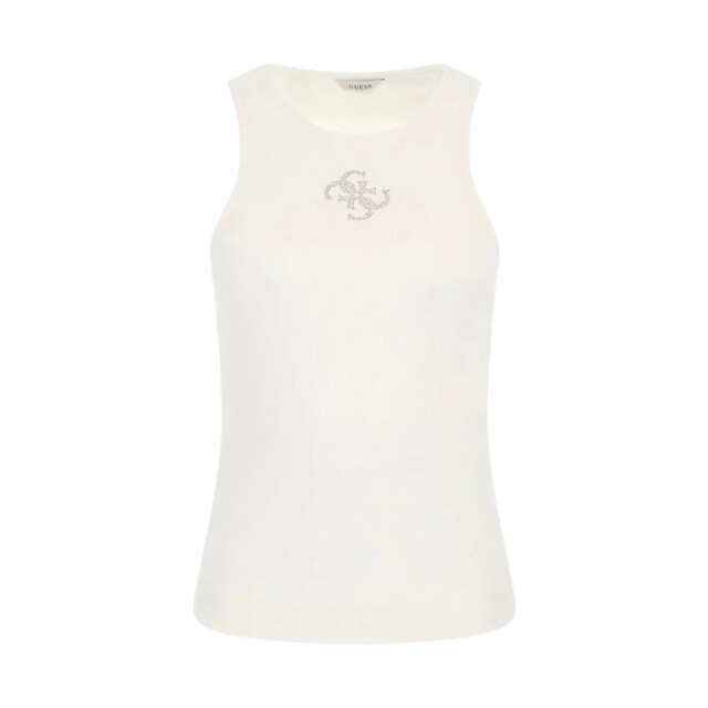 Guess Top met logo Guess Wit Top Met Logo large