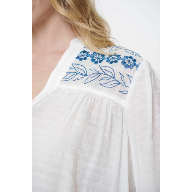 Geisha Blouse 53065-14 -blue 53065-14 large