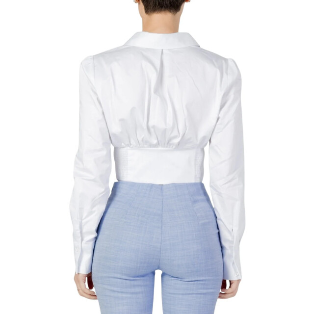 Guess Blouse met lange mouwen Guess Wit Blouse Met Lange Mouwen large