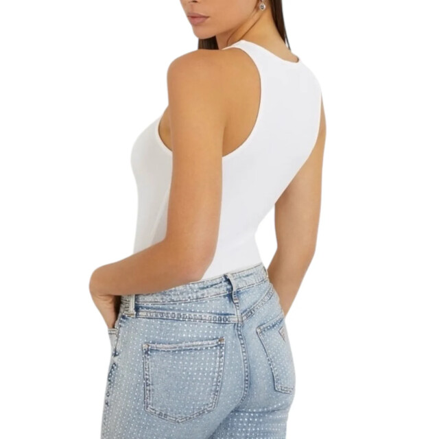Guess Top met logo Guess Wit Top Met Logo large