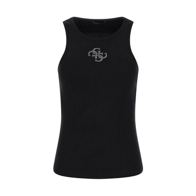 Guess Top met logo Guess Zwart Top Met Logo large