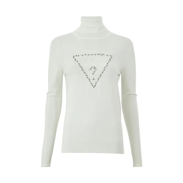 Guess Piper logo trui Guess Wit Piper Logo Trui large