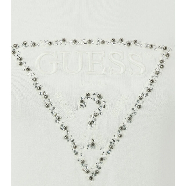 Guess Piper logo trui Guess Wit Piper Logo Trui large