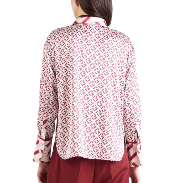 Guess Logo print blouse Guess Roze Logo Print Blouse large