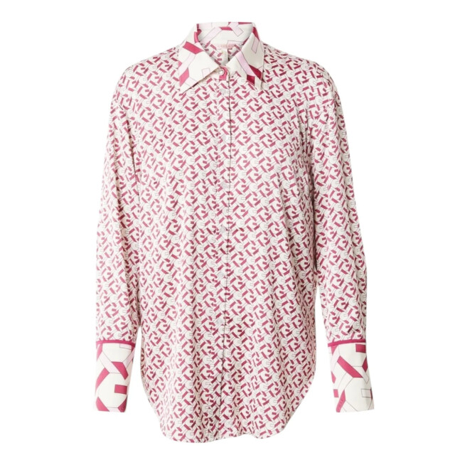 Guess Logo print blouse Guess Roze Logo Print Blouse large
