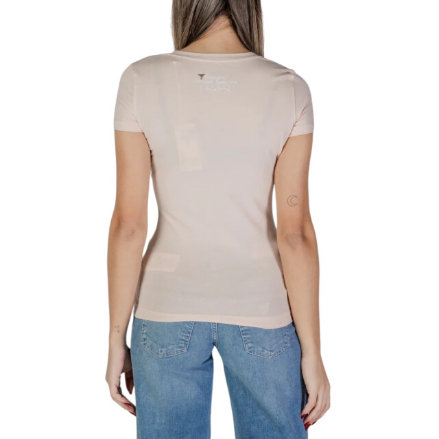 Guess T-shirt print Guess Roze T-shirt Print large