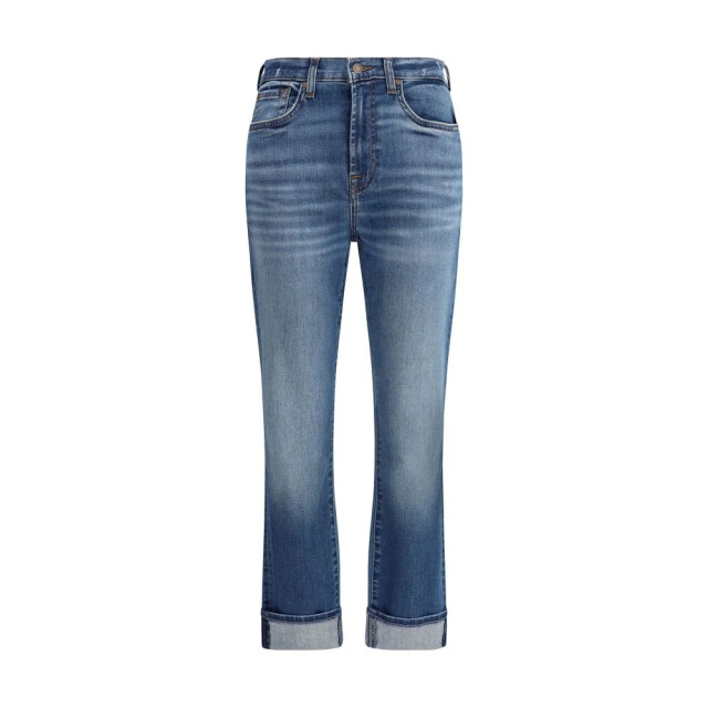 7 For All Mankind Skinny groovy jeans met cuffed onderkant 7FOR Skinny Groovy Jeans met Cuffed Onderkant large