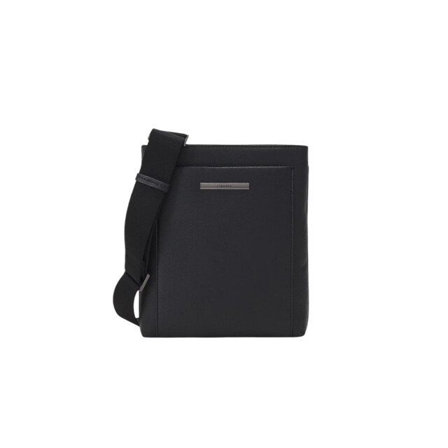 Calvin Klein Flatpack unisex crossbodytas Calvin Klein Zwart FLATPACK UNISEX Crossbodytas large