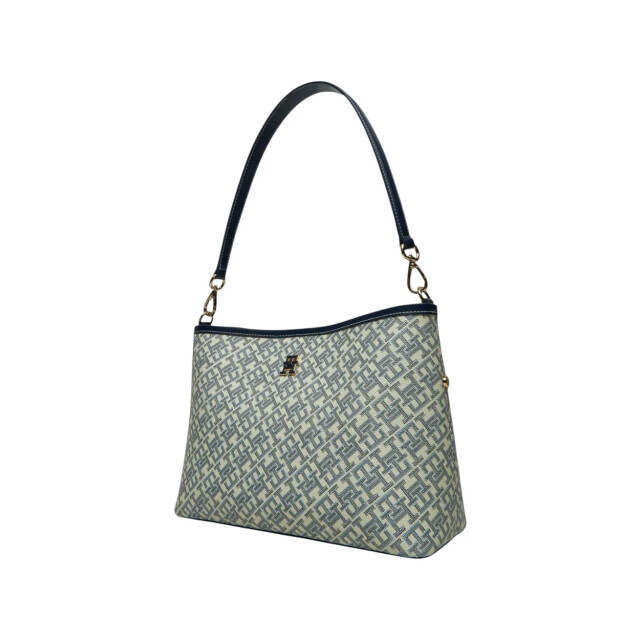 Tommy Hilfiger Th monoplay le shoulder handtas Tommy Hilfiger TH MONOPLAY LE SHOULDER Handtas large