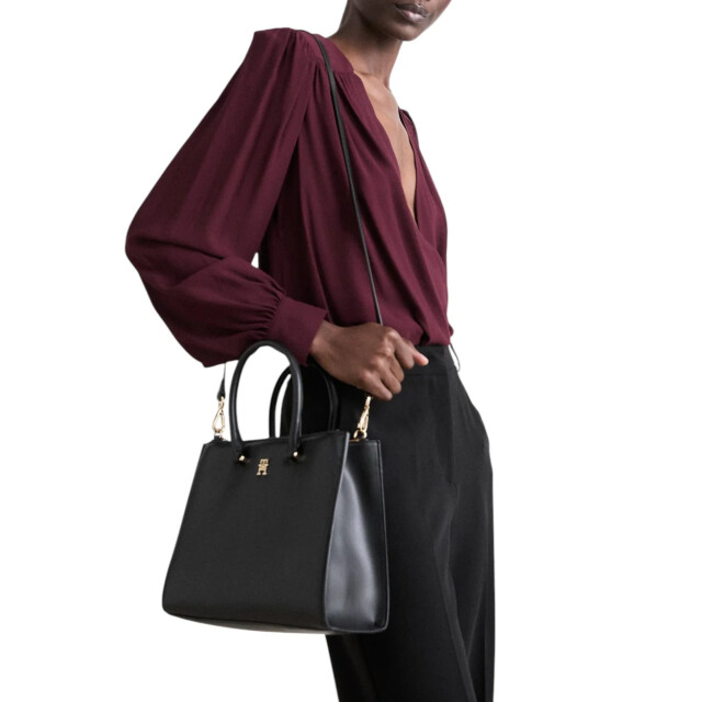 Tommy Hilfiger Eternity tote handtas Tommy Hilfiger Zwart ETERNITY TOTE Handtas large