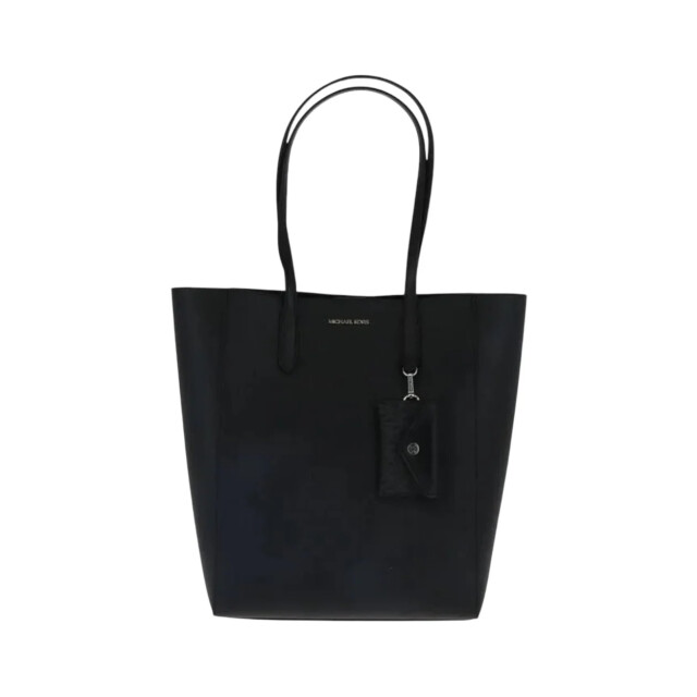 Michael Kors Saffiano tote tas Michael Kors Zwart Saffiano Tote Tas large