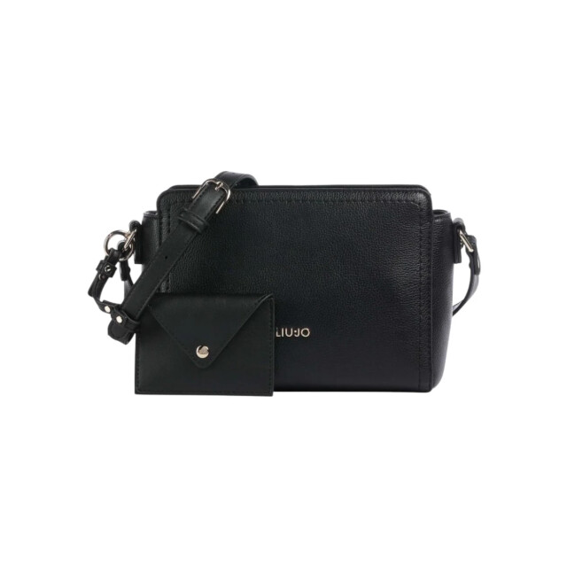 Liu Jo Manhattan crossbody tas Liu Jo Zwart Manhattan Crossbody Tas large