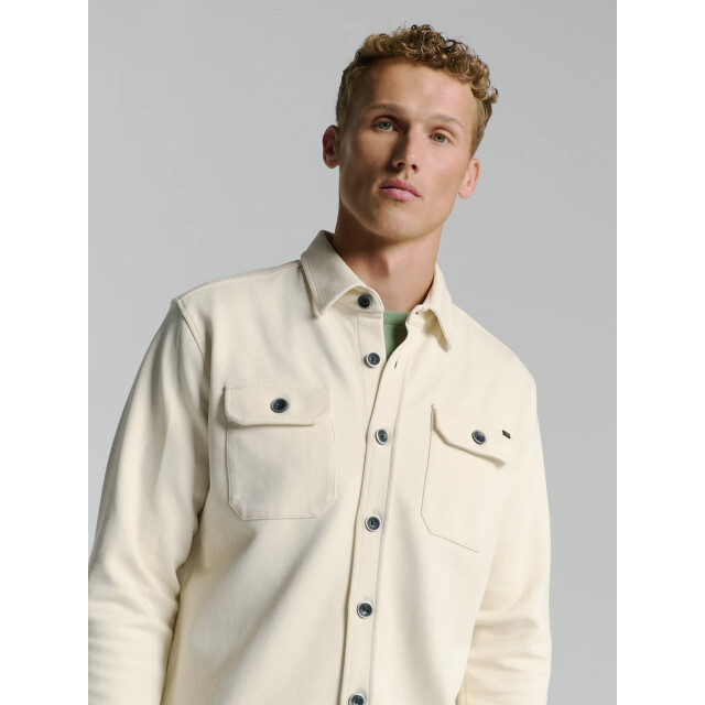 No Excess Heren overshirt 27580103 017 chalk No Excess overshirt 27580103 017Chalk large