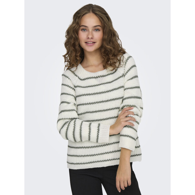 Jacqueline de Yong ellen l/s oneck raglan pullover 15312077 sea spray 06712.315.0217 large