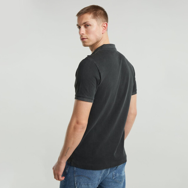 G-Star dunda overdyed slim polo d11595-d756 b564 dk gd 05311.991.0011 large