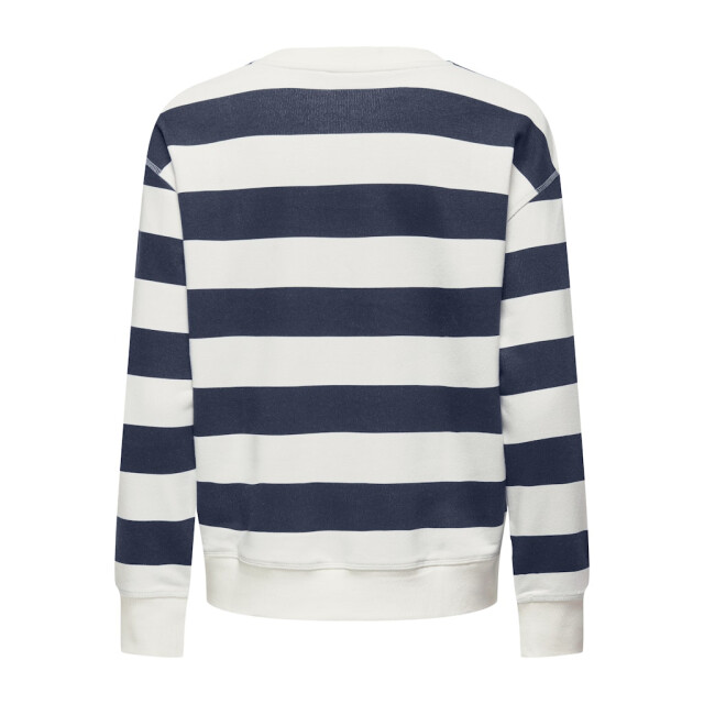 Jacqueline de Yong boogie l/s sweat jrs 15320335 black iris stripes 06721.198.0027 large
