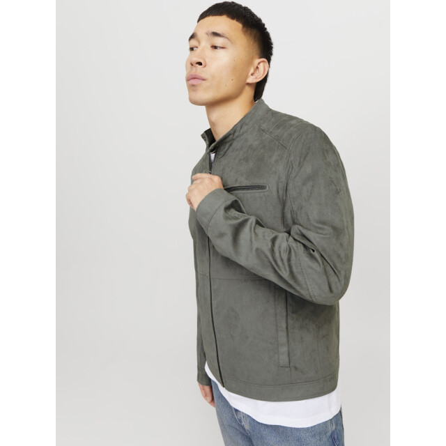 Jack & Jones jjedylan biker jacket noos 12264806 sedona sage 05111.940.0046 large
