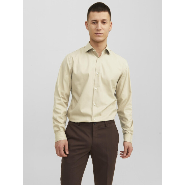Jack & Jones jprblaparker shirt l/s noos 12227385 pure cashmere 05631.820.0224 large