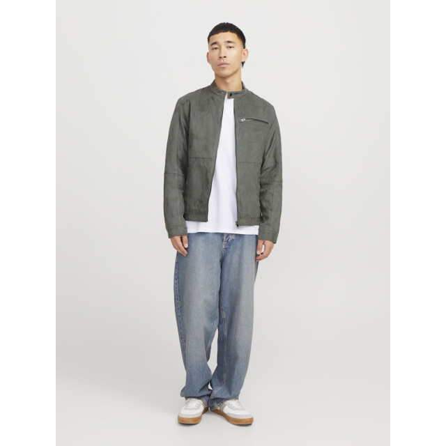 Jack & Jones jjedylan biker jacket noos 12264806 sedona sage 05111.940.0046 large
