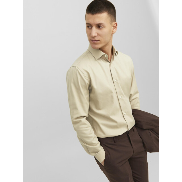 Jack & Jones jprblaparker shirt l/s noos 12227385 pure cashmere 05631.820.0224 large