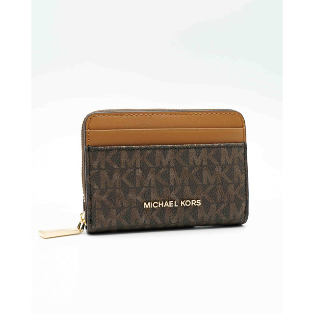 Michael Kors Jet set zip portemonnee jet-set-brown-zip-portemonnee-00059076-brown large