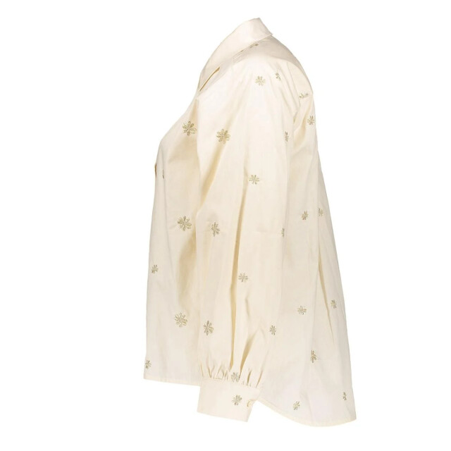 Geisha 53068-14 010 blouse embroidery flowers off-white/gold 53068-14 010 large