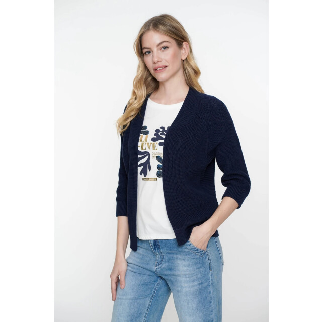Geisha 52114-41 010 t-shirt 'believe' off-white/navy 52114-41 010 large