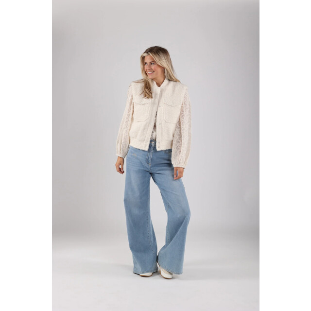 Nukus Nks08006 17 mia gilet boucle off white NKS08006 17 large