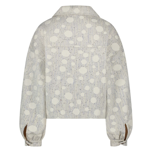 Nukus Nks11004 219 harmony jacket dott offwhite/navy NKS11004 219 large