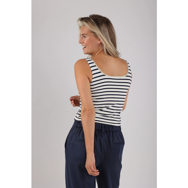 Nukus Nks06002 219 juba singlet stripe offwhite/navy NKS06002 219 large