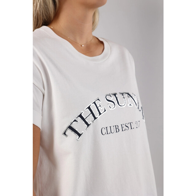 Nukus Nks04004 219 meike shirt the sunday offwhite/navy NKS04004 219 large