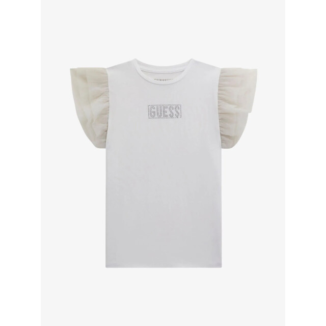 Guess Meisje t-shirt w/mesh ceremony J5RI17-K6YW4-G011 large