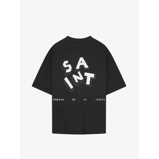Saint Blanc Domaine t-shirt jet black DOMAINE-T-SHIRT-BLACK large