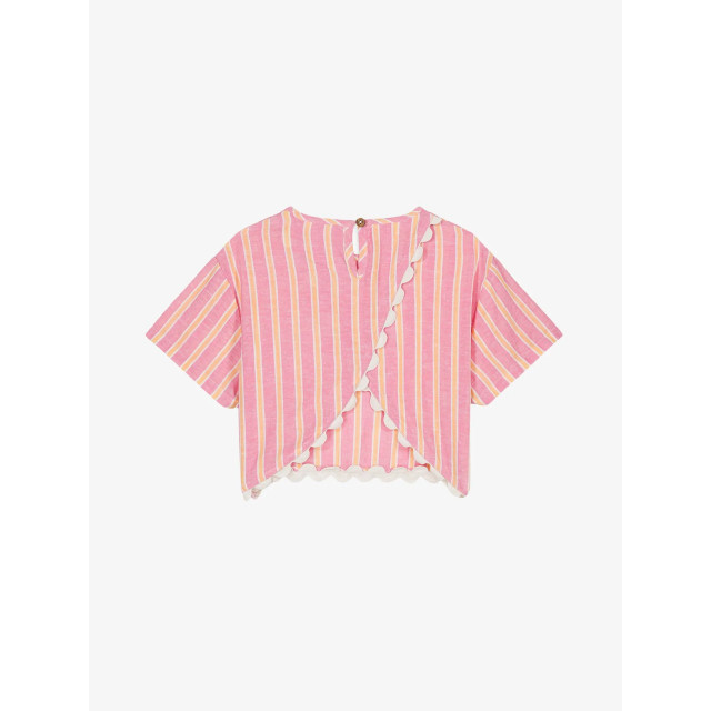 Louise Misha Meisjes top kalistee GRI-S25-B0027-PINK-GELATO-STRIPES large