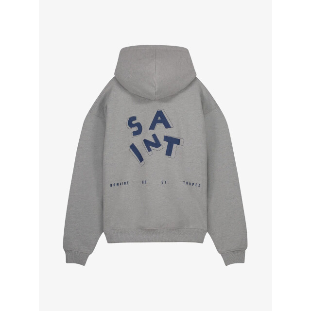 Saint Blanc Domaine hoodie | grey melange DOMAINE-HOODIE-GREY-MELANGE large