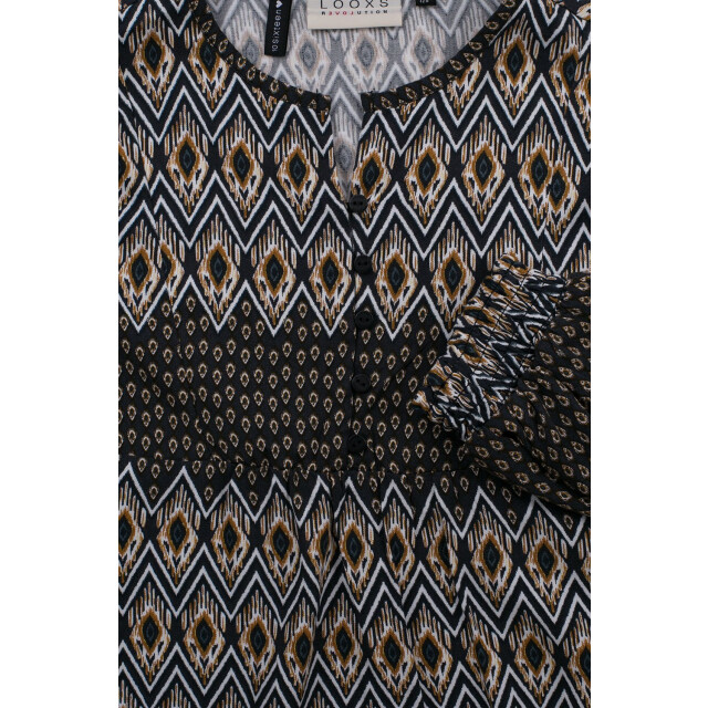 Looxs Revolution Blouse viscose native print voor meisjes in de kleur 2131-5106-961 large