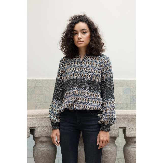 Looxs Revolution Blouse viscose native print voor meisjes in de kleur 2131-5106-961 large