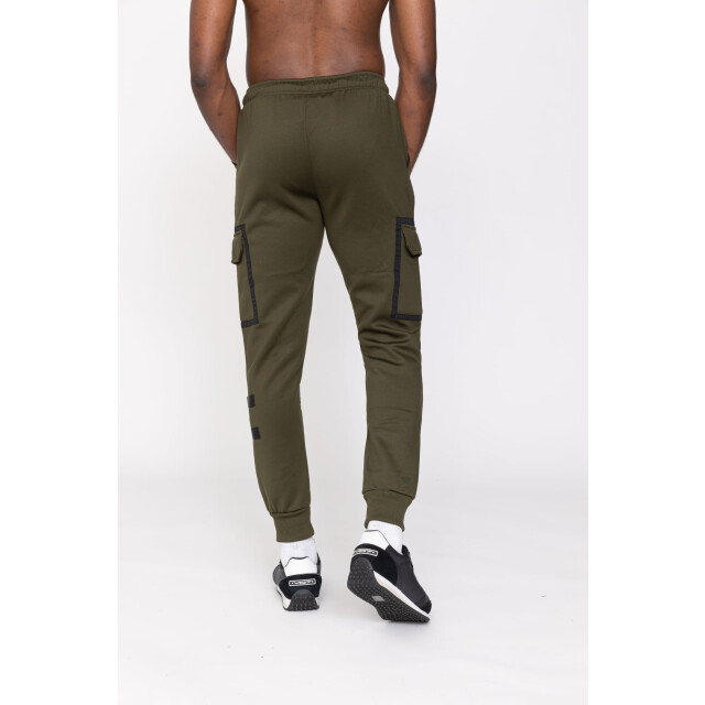 Zayne Milano heren joggingbroek zakken op de zijkant kaki stijlvol TX-821-4 large