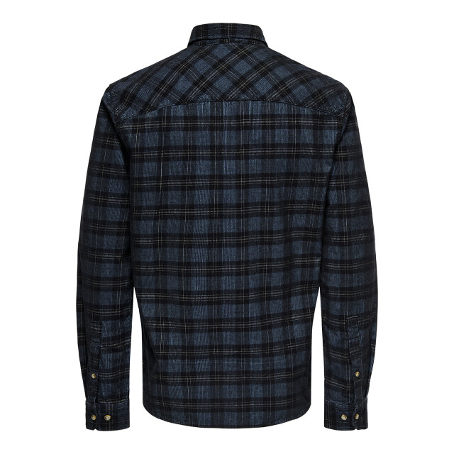 Only & Sons Nelson yarn dye corduroy 22030760-BLK-M large