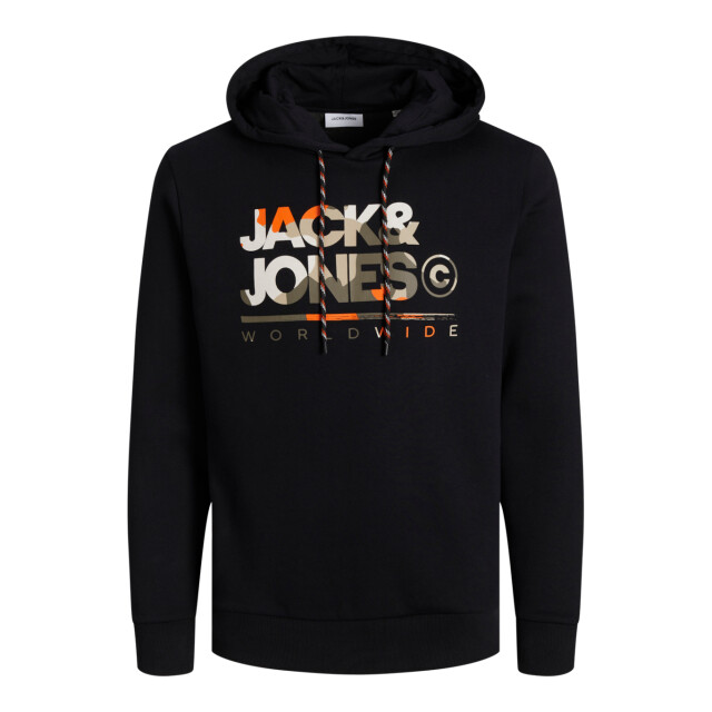 Jack & Jones Luke sweat hood 12277619-BLK-XL large