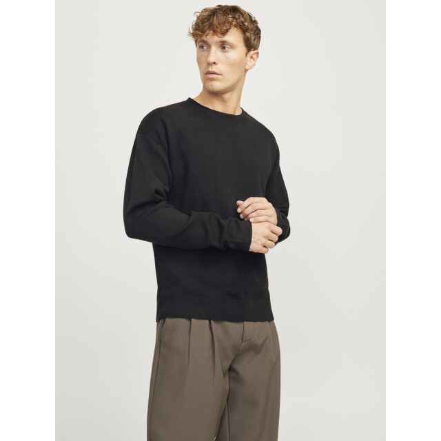 Jack & Jones Bradfort knit crew neck 12259649-BLK-S large