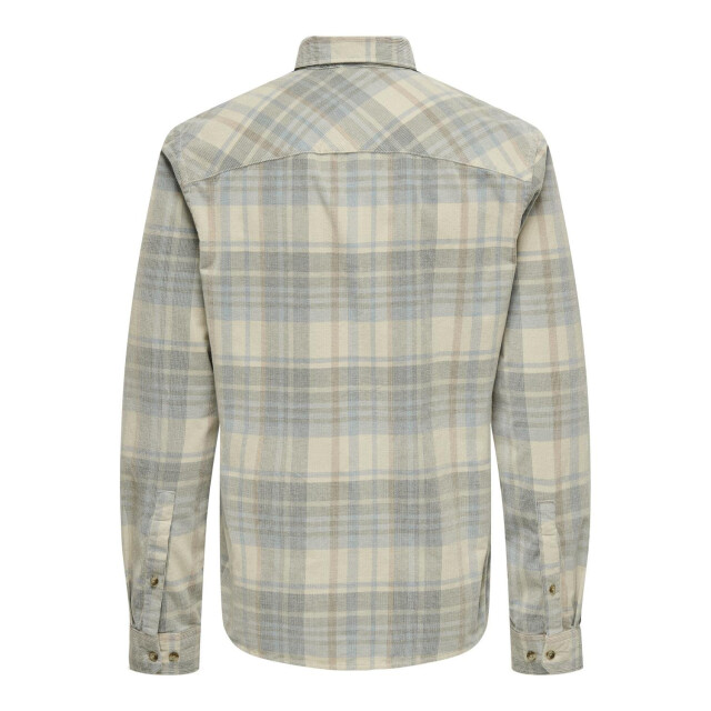 Only & Sons Nelson yarn dye corduroy 22030760-SIL-M large
