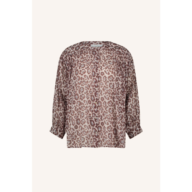 By-Bar Amsterdam 25112028 lucy cheetah blouse 25112028 Lucy cheetah blouse large