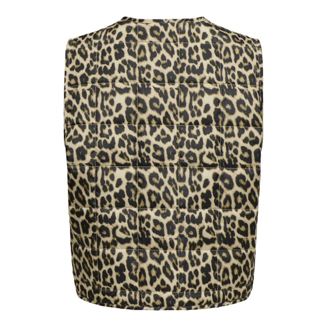 Only onlannabell quilted leo waistcoat o 15344740 humus 06111.840.0013 large