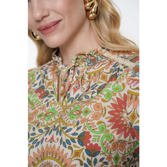 Geisha top 53213-20 720 sand/green 06012.820.0018 large