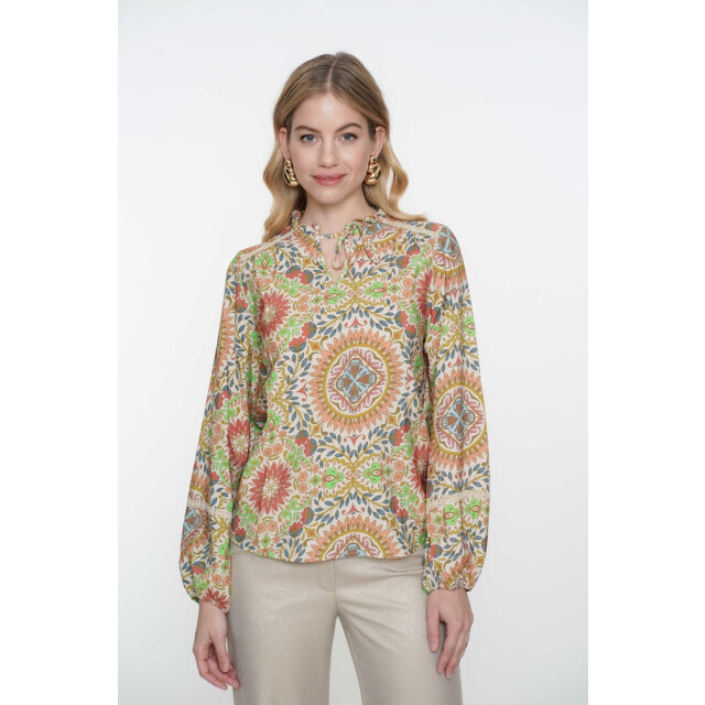 Geisha top 53213-20 720 sand/green 06012.820.0018 large
