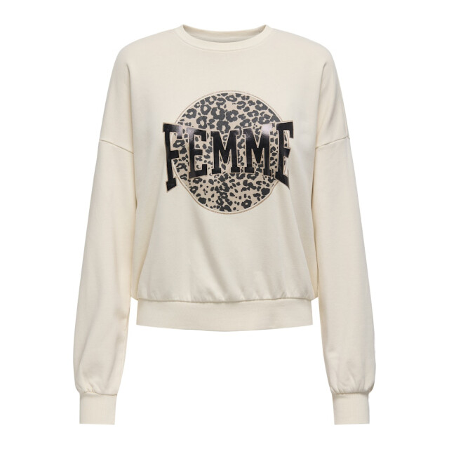 Only onllauren l/s leo o-neck cc swt 15339833 birch 06721.198.0009 large