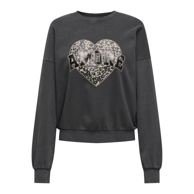 Only onllauren l/s leo o-neck cc swt 15339833 phantom 06721.980.0001 large