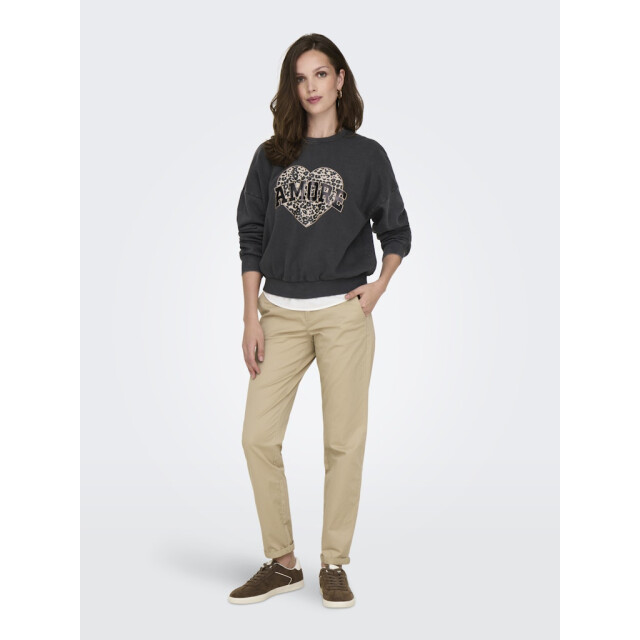 Only onllauren l/s leo o-neck cc swt 15339833 phantom 06721.980.0001 large
