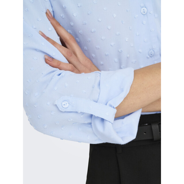 Jacqueline de Yong diana life 7/8 dobby shirt wvn n 15311720 kentucky blue 06615.210.0022 large
